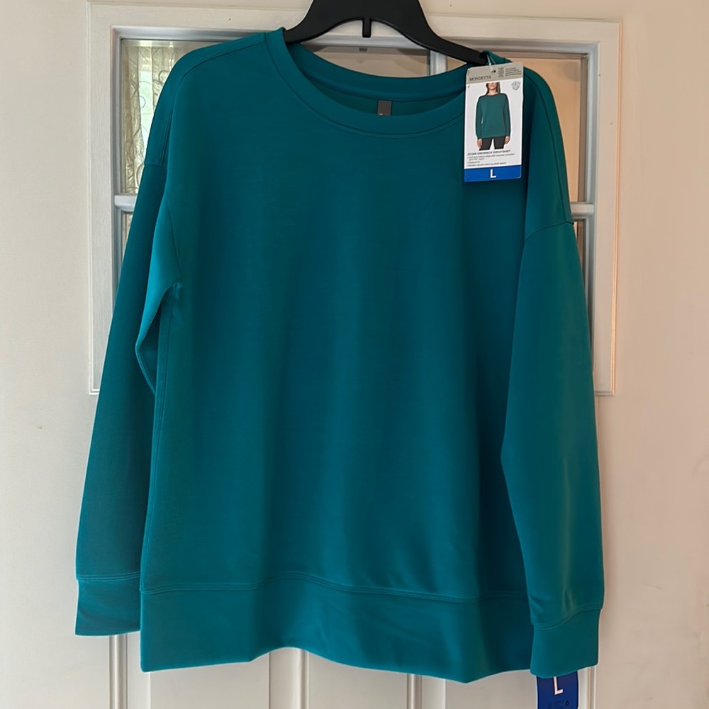 Teal pullover sweater
